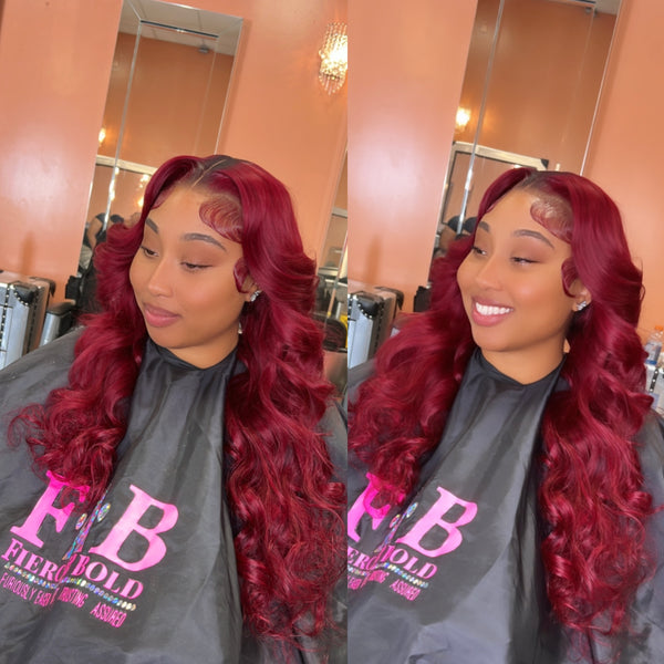 Custom colored Lace Front Wig